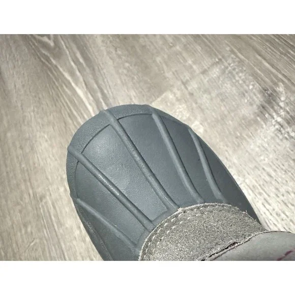 Totes Girls Winter Snow Boots Gray Pink Tori Size 11 Medium - Picture 6 of 6